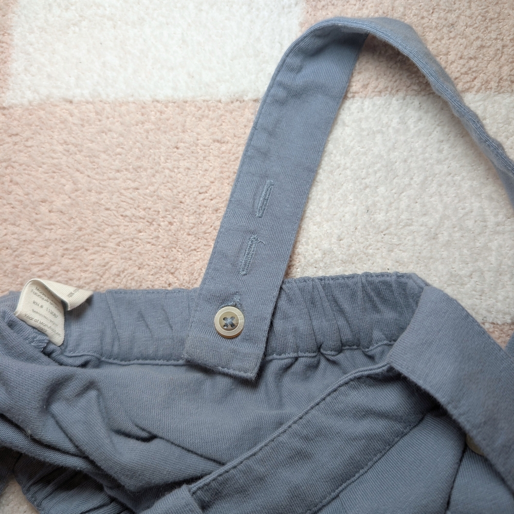 Kate Quinn Blue Suspender Shorts, 2T - Picture 4 of 5